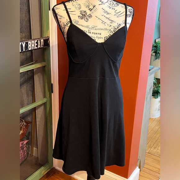 wild fable Dresses & Skirts - Wild Fable Black Ribbed Sleeveless Dress- Medium 🖤